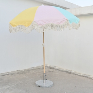 Vendita calda di grandi dimensioni pieghevole ombrellone esterno ombrellone piscina Picnic <span class=keywords><strong>mare</strong></span> frangia sole esterno spiaggia Patio ombrellone - Product Image 6
