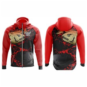 Sweat à capuche zippé en polaire d'hiver de 300 grammes, 100% coton, poids lourd, double fermeture éclair, brodé, respirant, sweat à capuche zippé pour homme - Product Image 5