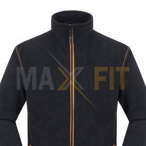 Chaqueta de invierno personalizada para hombre MAXFIT Enterprises 2025, forro polar con cuello levantado y cortavientos de lona, cómoda y elegante - Product Image 3