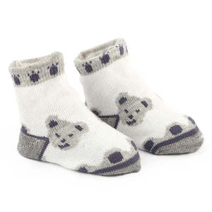 Newborn <b>Booties</b> - Grey - Product Image 2