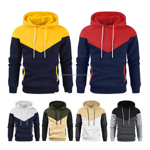 Sweat-shirts à capuche décontractés pour hommes, manches longues, respirants, manches longues, 100% coton, accessoire de saison hivernale - Product Image 1