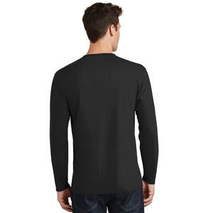 T-shirt à manches longues uni pour homme adulte, vert fluo, t-shirt à manches longues de performance - Product Image 5