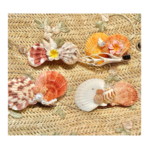 <b>Cute</b> Handmade Seashell Hair Clip for Girls and <b>Women</b>, Ocean Shell Accessories for Beach Holidays, Parties and Fun Summer <b>Outfits</b> - Product Image 6