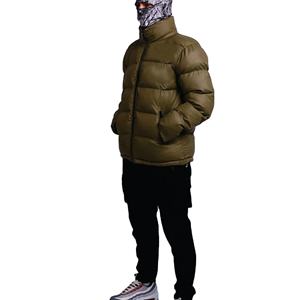 Chaqueta acolchada personalizada ATLANTIC para hombre, tela de poliéster ODM, cuello con cremallera y capucha, características de la temporada de invierno - Product Image 4