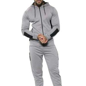 Trajes de chándal de alta calidad con logotipo personalizado Chándal deportivo para hombre Última moda Conjuntos de 2 piezas Transpirable Cómodo - Product Image 1