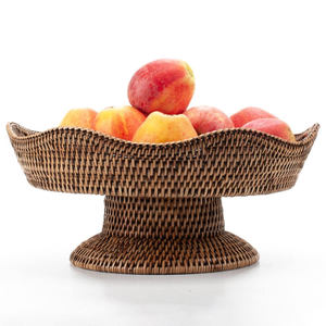 Cesta de frutas de ratán para la organización de la cocina, cestas de la más alta calidad, contenedores para verduras y pan. - Product Image 3