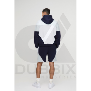 Sudadera con capucha de entrenamiento de gimnasio activo para hombre y conjunto corto de chándal para correr y deportes al por mayor - Product Image 2