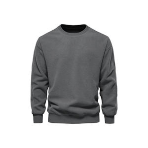 Sudadera de algodón 100% de gran tamaño unisex cuello redondo hombro caído manga larga diseño de logotipo impreso personalizado venta al por mayor sudaderas con capucha a granel - Product Image 3