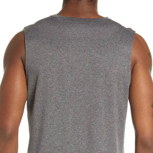Camiseta sin mangas para hombre de alta calidad con logotipo personalizado, ropa deportiva para entrenamiento, culturismo, camiseta sin mangas para hombre fabricada en Pakistán - Product Image 6