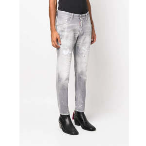 กางเกงขาบานผู้ชายทรงโอเวอร์ไซส์กางเกงยีนส์ทรงโอเวอร์ไซส์วัสดุดีแบบไม่เหมือนใคร - Product Image 4