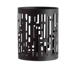 Porte-bougie votif en métal de style antique, fer doré noir, pour la décoration de la maison, de la table de Noël, bougie votive - Product Image 2