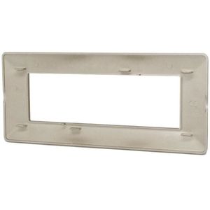Placa de cubierta de tecnopolímero de 6 módulos, color champán - Product Image 3