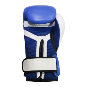 Gants de boxe en cuir PU de haute qualité pour hommes et femmes, entraînement MMA, Muay Thai, Kickboxing, respirants, avec fermeture, logo personnalisé - Product Image 5