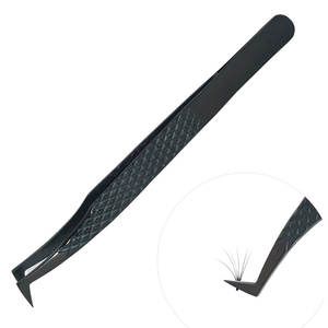 Pinzas de Volumen de Marca Privada, Pinzas de Extensión de Pestañas Personalizadas, Pinzas de Aislamiento Fuertes con Caja Personalizada, Pinzas de Pestañas con Punta de Fibra - Product Image 5