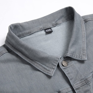 2025 <b>Denim</b> <b>Jackets</b> Men Jeans Custom for Wholesale Oversized Designed <b>Customise</b> Distressed Men's <b>Jackets</b> Printed Embroidery - Product Image 3