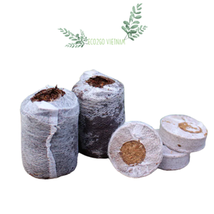 Vente en gros de granulés de coco coco bio et presse à tourbe de coco biodégradable et écologique d'Eco2go Vietnam - Product Image 4