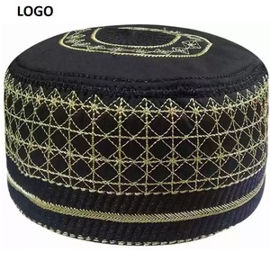 Nuevo diseño personalizado rezando Topi musulmán islámico sombreros árabe turco impreso musulmán oraciones gorra Casual musulmán hombres sombreros al por mayor - Product Image 5