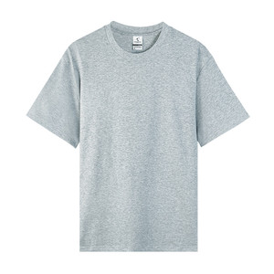 T-shirt da <span class=keywords><strong>uomo</strong></span> casual in cotone 100% tinta unita, personalizzabile con stampa o ricamo logo - Disponibile - Product Image 5