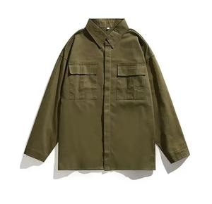 Veste d'hiver décontractée à carreaux en flanelle doublée de laine pour hommes avec bouton à capuche veste à manches longues chandails manteau veste de style moto - Product Image 5