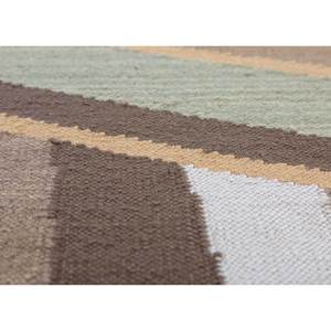 พรมขนสัตว์ทอมือลายตารางเพชร รุ่น ADWP-13061 สีงาช้าง สำหรับห้องนอน ห้องนั่งเล่น ทางเดิน รูปทรงสี่เหลี่ยมผืนผ้า สำหรับใช้ในบ้าน - Product Image 3