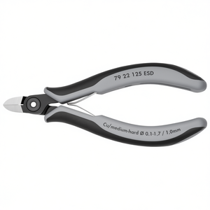 Cortador Diagonal de Precisión Knipex con Cabeza Pulida y Acabado ESD, Empuñaduras Multicomponentes para Tareas de Corte y Formado - Product Image 3