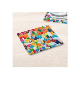 ที่รองแก้วกระเบื้องโมเสคสำหรับเครื่องดื่ม,อุปกรณ์เครื่องครัวและอุปกรณ์บนโต๊ะอาหารที่รองแก้วโมเสกสำหรับตกแต่งราคาถูก - Product Image 1