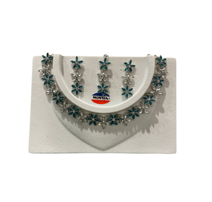 2025 nueva llegada Boda nupcial dama de honor joyería circón collar pendiente moda lujo flor joyería conjunto para mujer - Product Image 1