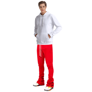 Pantalones de chándal para hombre Slim Fit Custom Flare Jogger Cargo Stacked Sweats Pantalones de hombre Pantalones de chándal Venta caliente - Product Image 6