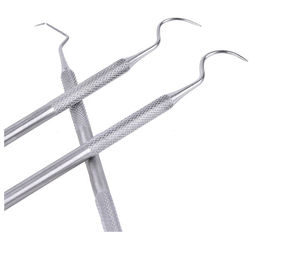 Sonde dentaire manuelle durable Instruments chirurgicaux à double extrémité en acier inoxydable léger certifié CE de haute qualité Classe I - Product Image 3