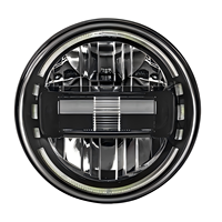 Faro LED de 7 Pulgadas para Jeep CJ 5/ CJ7/ CJ8/ TJ/ JK/ JL 12V 6000LM Modificado con Certificación E-Mark DOT para Todos los Vehículos