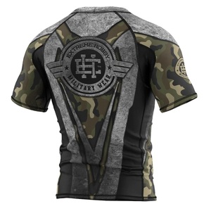 Rashguard à manches courtes respirant UPF50 à séchage rapide pour hommes - Product Image 6