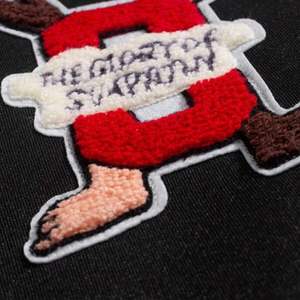 Veste universitaire Letterman, veste universitaire en chenille avec appliques et broderie de logo personnalisé, veste universitaire pour hommes et femmes - Product Image 3