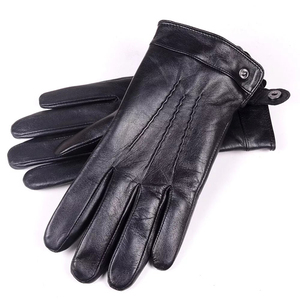 Gants en cuir de mode disponibles OEM pour les femmes, faciles à porter, doux, confortables, gants en cuir à doigts entiers à un prix raisonnable - Product Image 5