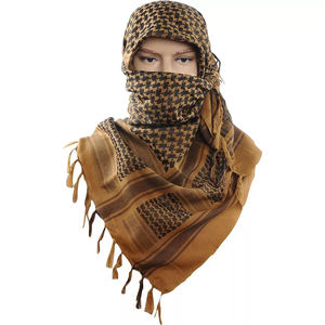 100% Cotton Shemagh Tactical Desert Scarf OEM Keffiyeh Tassels Breathable Neck <b>Head</b> <b>Wrap</b> for Men Women 2025 Ethnic Scarves - Product Image 2