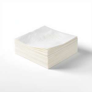 Serviettes de table jetables personnalisées en pâte de bois vierge 2 plis, douces et blanches, pour restaurants, cafés, fêtes, mariages et traiteurs - Product Image 4