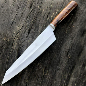 2025 nuevo cuchillo de cocina de Chef de hoja de acero inoxidable hecho a mano personalizado cuchillo Santoku forjado a mano con Funda de cuero puro - Product Image 5