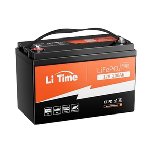 จัดส่งโดยตรงจาก us/eu litime 12.8V 100Ah MAX แบตเตอรี่ลิเธียม200A LiFePO4 BMS 2560W RV บ้านแหล่งจ่ายไฟสำรอง - Product Image 1