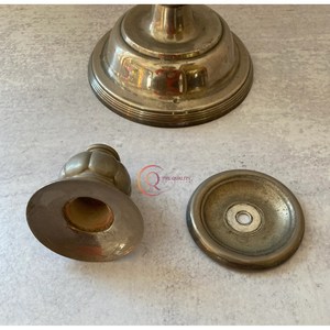 Vintage Design Top Quality <b>Brass</b> Candelabra Tabletop Decorative Metal <b>Candlestick</b> Holder Unique Candle Jar Hotels and Resorts - Product Image 4