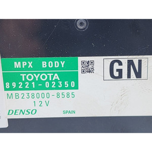 CENTRALINA COMFORT TOYOTA Auris Serie (E180) 8922102350 DENSO 2ZRFXE híbrido 1798 (12>18) - Product Image 3