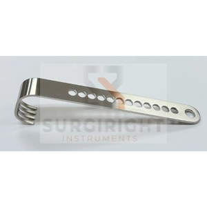 ใบมีด Retractor สะโพกใบมีด Retractor มาตรฐานโค้งแบน1 3 6จัดการกับเราผ่าตัดสแตนเลสโดยเครื่องมือ surgiright - Product Image 1