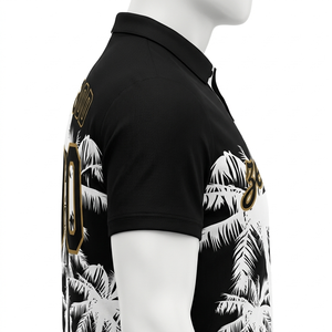 Nouveaux polos au design simple, prix de gros abordable, imprimés, classiques, sublimés, unis, avec logo et taille personnalisés, pour un usage décontracté - Product Image 3