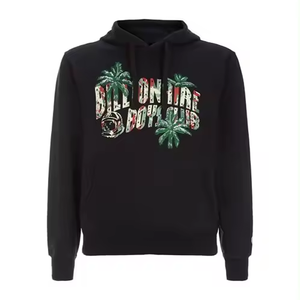 <b>Top</b> Oversized Heavyweight Fleece Pullover 3D Graphic Printing <b>Thermal</b> Winter Hoodie Custom Men's 100% Cotton Anti-Pilling - Product Image 4