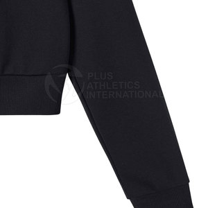 Nueva Llegada, Venta al por Mayor, Top Corto de Mujer de Alta Calidad con Logotipo Personalizado 2026, Material de Felpa, Básico, Mezcla de Algodón, Sudadera Corta con Capucha - Product Image 4