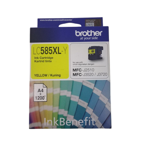 ตลับหมึกพิมพ์สีเหลือง 585XL ยี่ห้อ Brother พร้อมชิป BK สภาพเปล่า - Product Image 1