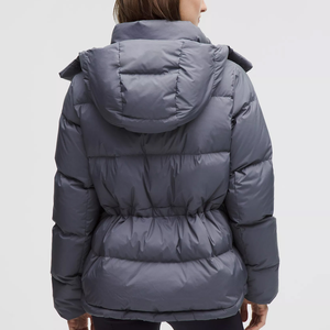 Chaqueta acolchada de Invierno para mujer con estampado personalizado recién llegado con forro de lana diseño Reversible transpirable y resistente al viento - Product Image 2