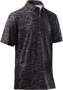 4 Way Stretch Quick Dry Slim Fit Golf Polo <b>T</b> <b>Shirt</b> for Men Custom logo Best <b>Black</b> Design - Product Image 3