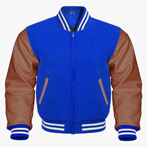 Custom Embroidery Logo <b>Men's</b> Wool Varsity <b>Jacket</b> with Breathable Windproof Design Winter Fleece Lining <b>Baseball</b> Style - Product Image 5