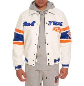 Customized Casual Wear <b>Men's</b> Varsity <b>Jackets</b> with Stand Collar Premium Quality <b>Men</b> <b>Baseball</b> <b>Jacket</b> Available in Different Colors - Product Image 5
