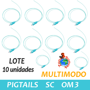 Connecteur de fibre optique multimode Pigtail SC OM3 - Product Image 1
