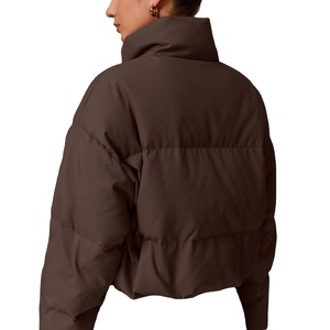 Winter High Neck Warm Leisure Coats Men jacket Thick <b>Ladies</b> Crop Winter Coats <b>Waterproof</b> Women's Down Coats - Product Image 5